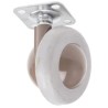 RS PRO Swivel Castor Wheel 75 kg Capacity, 62 mm Polyurethane Ball Bearing Light Duty 211-503