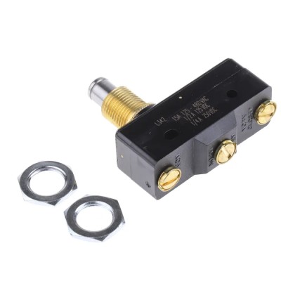 Honeywell Plunger Micro Switch, SPDT, Screw Terminal, 16A 250V AC, Plastic Housing BZ-2RQ1M-A2