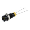 RS PRO Yellow Panel Mount Indicator, 2V DC, 20mA, Lead Termination, Recessed Bezel, 6mm Mount Hole 211-926