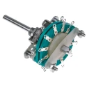 NSF MSD Rotary Switch 6 Position DP6T 6A Solder Panel Mount 