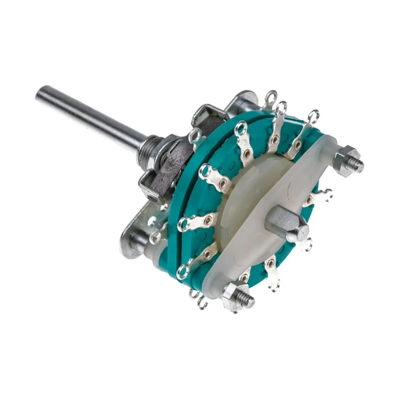 NSF MSD Rotary Switch 6 Position DP6T 6A Solder Panel Mount 