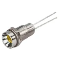 RS PRO Yellow Panel Mount Indicator 2V DC, 20mA, IP67, Recessed 212-092