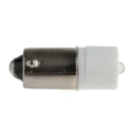 RS PRO White Indicator Lamp, Single Chip LED, BA9 Base, 10 mm Diameter, 24 mm Length, 100000h Life, 212-480