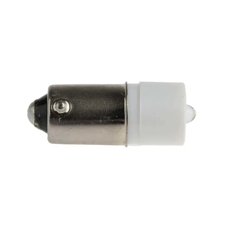 RS PRO White Indicator Lamp, Single Chip LED, BA9 Base, 10 mm Diameter, 24 mm Length, 100000h Life, 212-480