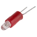 RS PRO Red Indicator Lamp Single Chip, 24 V AC/DC, 4.25 mm, T1 Bi-Pin 210-816