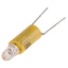 RS PRO Yellow Indicator Lamp Single Chip, 24V AC/DC, 4.25 mm Diameter, 17 mm Length, 210-838