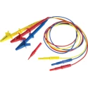 RS PRO Fused Test Lead, CAT III, 600V, Crocodile Clip, 1m, 3 Phase, GS38 212-988