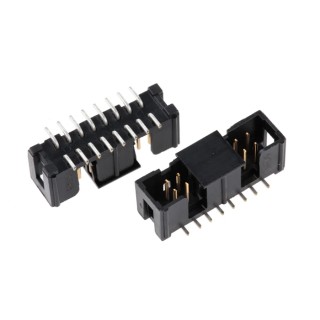 3M 2500 Series Straight Surface PCB Header, 16 Contacts, 2.54 mm Pitch, 2 Row, Shrouded N2516-6V0C-RB-WE