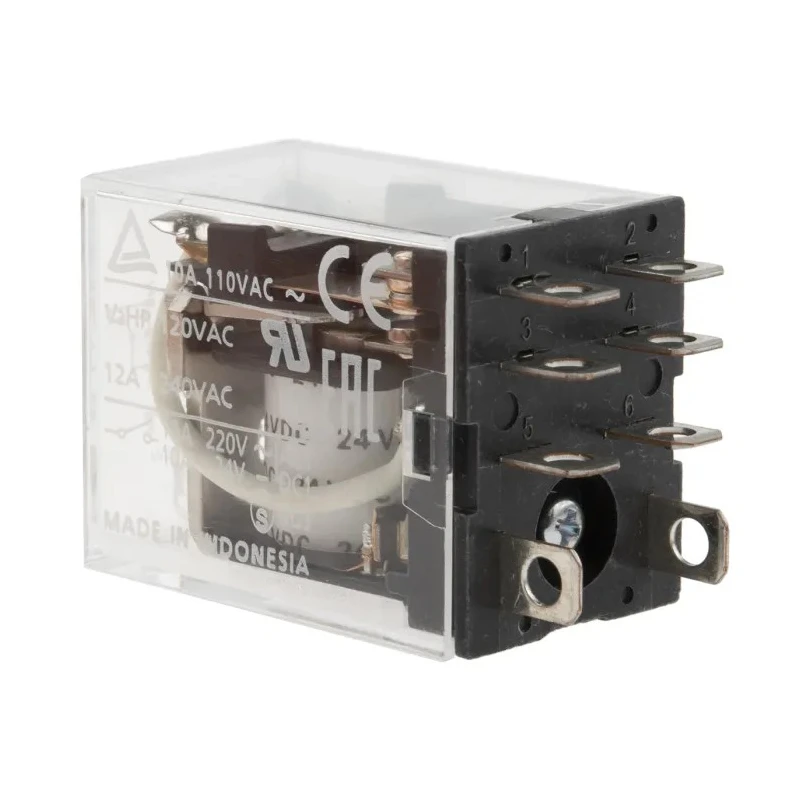 Omron Power Relay 24V DC Coil 10A DPDT Plug-In Type LY2 24VDC