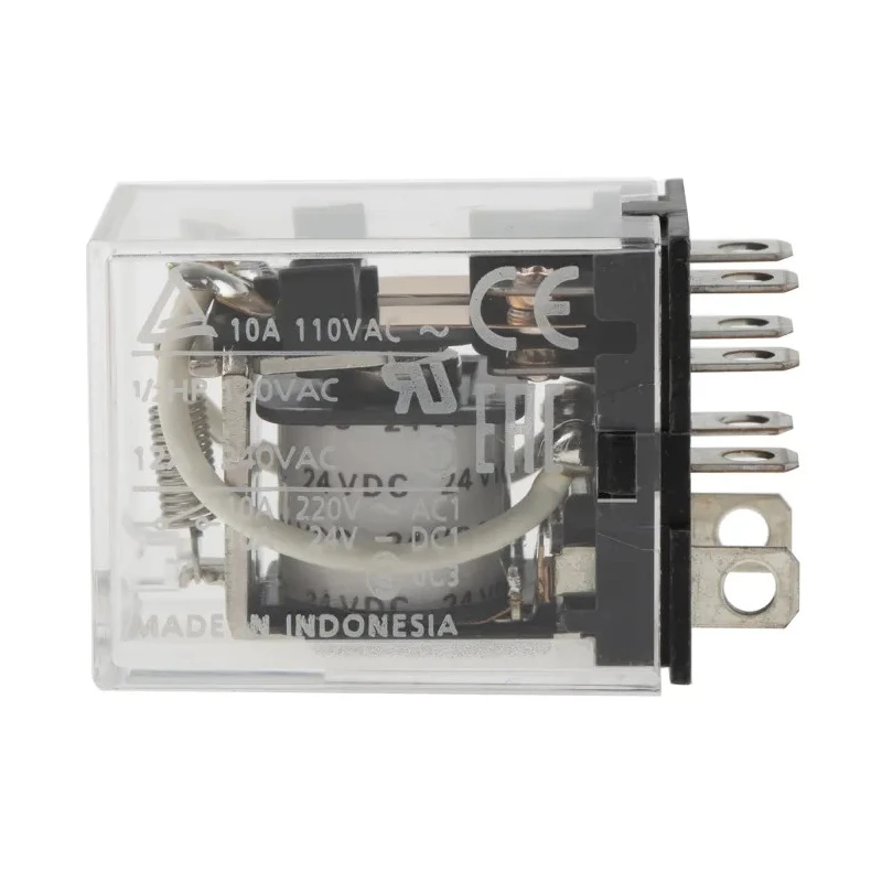Omron Power Relay 24V DC Coil 10A DPDT Plug-In Type LY2 24VDC