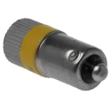RS PRO Yellow Indicator Lamp Multichip BA9 Base 10 mm Diameter 180° Viewing Angle 100000h Life Hours 211-033