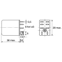Omron Power Relay 24V DC Coil 10A DPDT Plug-In Type LY2 24VDC