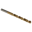 RS PRO HSS Jobber Drill Bit, Tin Coated, 5.2mm Diameter, 86mm Overall Length, Cylindrical Shank, Pack of 10, Model 213-180