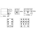 Omron Power Relay 24V DC Coil 10A DPDT Plug-In Type LY2 24VDC
