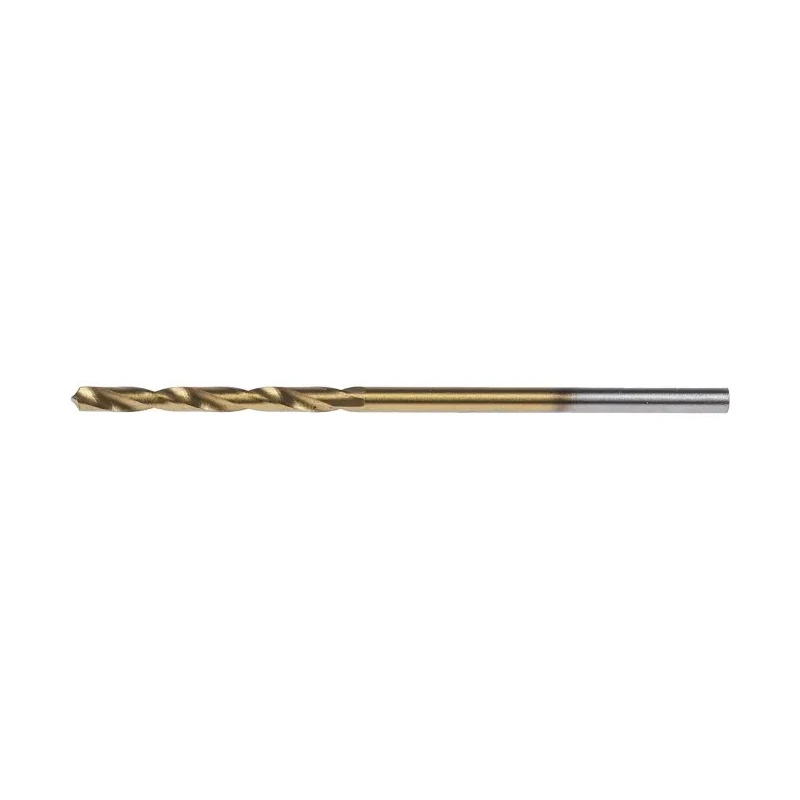 RS PRO HSS Jobber Drill Bit, Titanium Nitride, 43mm Overall Length, 1.7mm Shank Diameter, 10 Pc, Helical, 4 Flutes 213-433