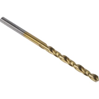 RS PRO HSS Jobber Drill Bit 3.6mm, 70mm Length, Helical, 4 Flute, TiN Coated, Pack of 10, Cylindrical Shank 213-720