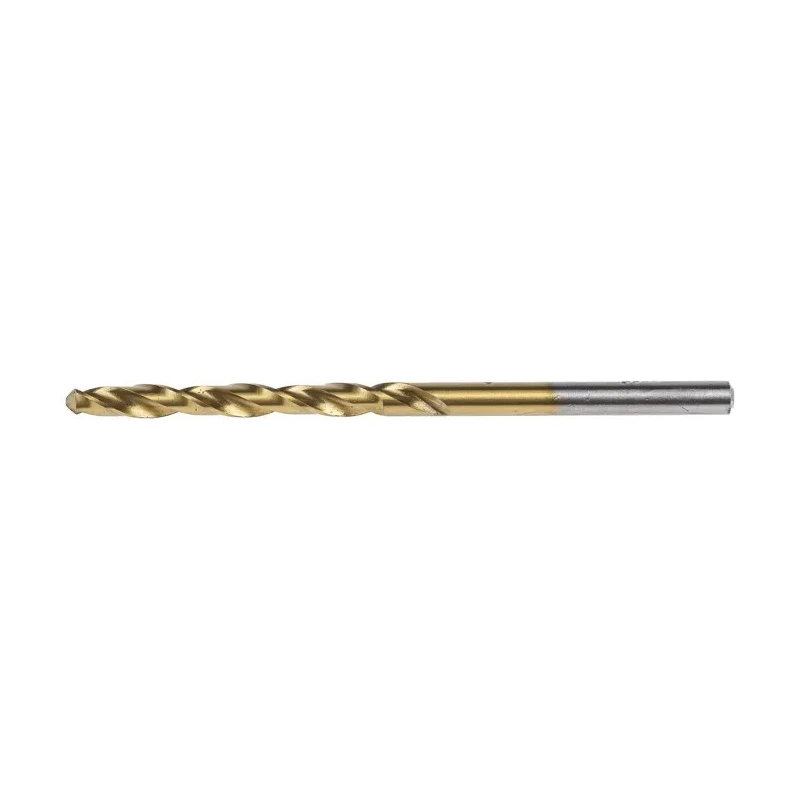 RS PRO HSS Jobber Drill Bit 3.6mm, 70mm Length, Helical, 4 Flute, TiN Coated, Pack of 10, Cylindrical Shank 213-720