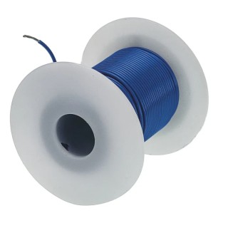 Alpha Wire Blue Hook Up Wire, 18 AWG, 16 x 0.25 mm Strands, 30 m Reel, PVC Jacket, 300V 3055 BL005