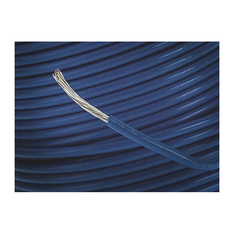 Alpha Wire Blue Hook Up Wire, 18 AWG, 16 x 0.25 mm Strands, 30 m Reel, PVC Jacket, 300V 3055 BL005