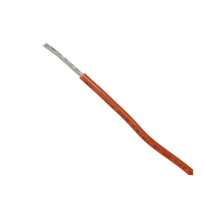 Alpha Wire Premium 3055 Series Orange Hook Up Wire, 18 AWG, 16 x 0.25 mm Strands, Polyvinyl, 30 m, 300V 3055 OR005