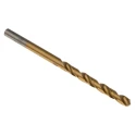 RS PRO HSS Jobber Drill Bit Set, Titanium Nitride Coated, 75mm Overall Length, 4mm Shank, 4 Flutes, Helical, Box of 213-821