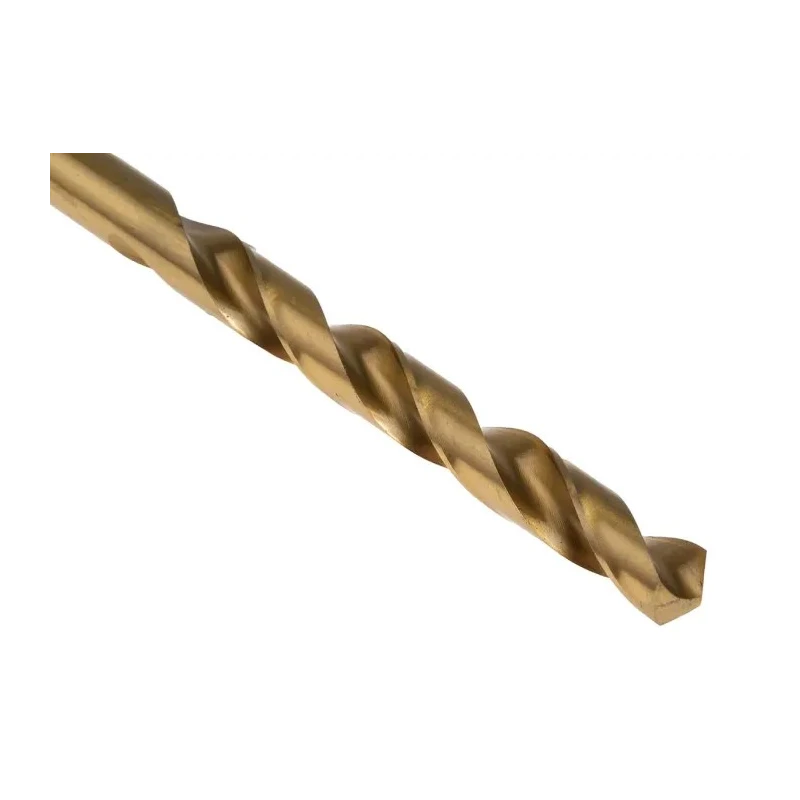 RS PRO HSS Jobber Drill Bit, 125mm Overall Length, 9mm Diameter, Titanium Nitride Coated, Cylindrical Shank, Box of 214-048