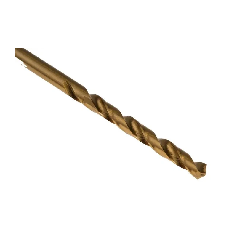 RS PRO HSS Jobber Drill Bit Set, Titanium Nitride Coated, 75mm Overall Length, 4mm Shank, 4 Flutes, Helical, Box of 213-821