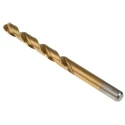 RS PRO HSS Jobber Drill Bit, 125mm Overall Length, 9mm Diameter, Titanium Nitride Coated, Cylindrical Shank, Box of 214-048