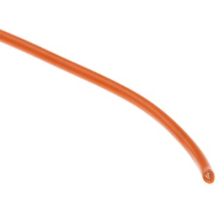 Alpha Wire 3050 Series Orange Hook-Up Wire 24 AWG 7 x 0.20 mm Strands 30 m PVC Insulation 300V 3050 OR005