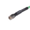 Radiall Cable Assembly Series Coaxial Cable Male SMA to Male SMA, 1 m, 50 Ω, Green Jacket R286301073