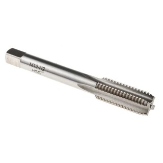 RS PRO Tap Set M12, Metric Standard, Right Hand, 3 Piece, Straight Flute, HSS, 89mm, 9mm Shank, 215-524