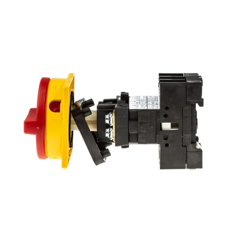 Eaton 3-Pole Rear Panel Isolator Switch, IP65 Protection, 23A, 13kW, Red Rotary Handle 