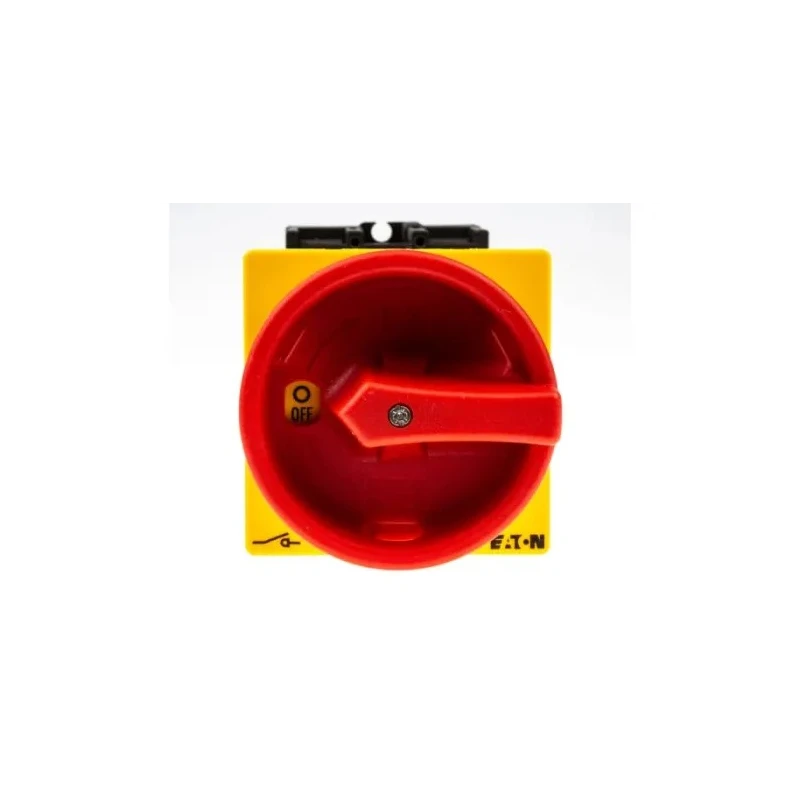 Eaton 3-Pole Rear Panel Isolator Switch, IP65 Protection, 23A, 13kW, Red Rotary Handle 