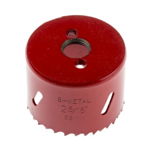 RS PRO Hole Saw, 59 mm Diameter, HSS, Bi-Metal, Cut Depth 32 mm, For Wood, Plastic, Metal 215-827