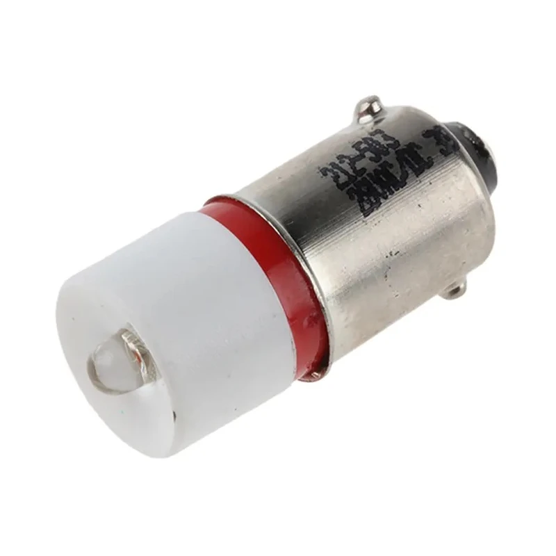 RS PRO Red Indicator Lamp Single Chip, 28V DC, BA9 Base, 10 mm Diameter 212-503