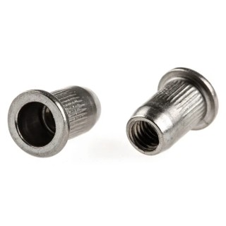 Böllhoff Stainless Steel Threaded Insert M6, 12mm Flange Diameter, 9mm Fixing Hole, 13.3mm Depth 233 06 060233/01