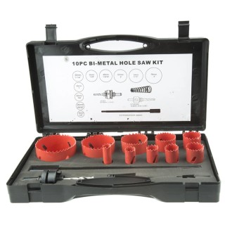 RS PRO Bi-Metal Hole Saw Set, 76 mm Max Diameter, 13 Piece Set, Model 216-038