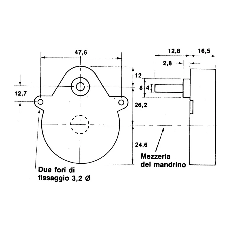 McLennan Servo Supplies Ovoid Gearbox 15000:1 Gear Ratio, 1 Nm Max Torque, 1rpm Max Speed, 4mm Shaft P5-G62L82