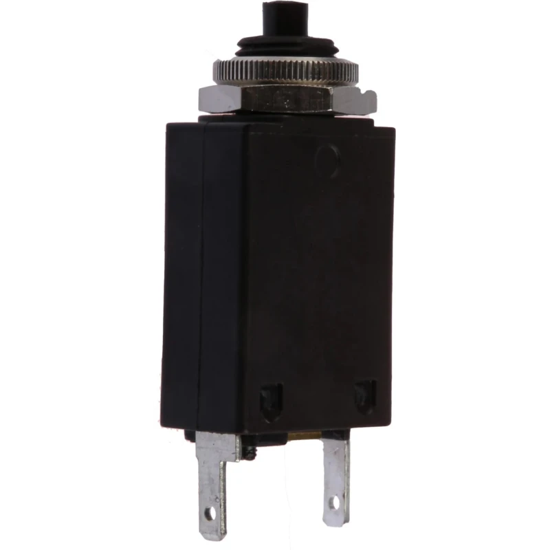 ETA Thermal Circuit Breaker 3A, 1-Pole, DIN Rail, 250V AC, 48V DC, Thermal Trip, Button Reset 106-P30-000040-3A