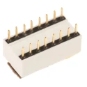 ERG Slide Rotary Coded DIP Switch Through Hole, Slide Actuator, Mount Type Through Hole, 5A @ 100Vac SDC 04 014 STD