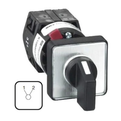 Schneider Electric Cam Switch K10H014UCH, 2 Position, 60° Handle, 10A, 440V, IP65/IP20, Harmony K Series