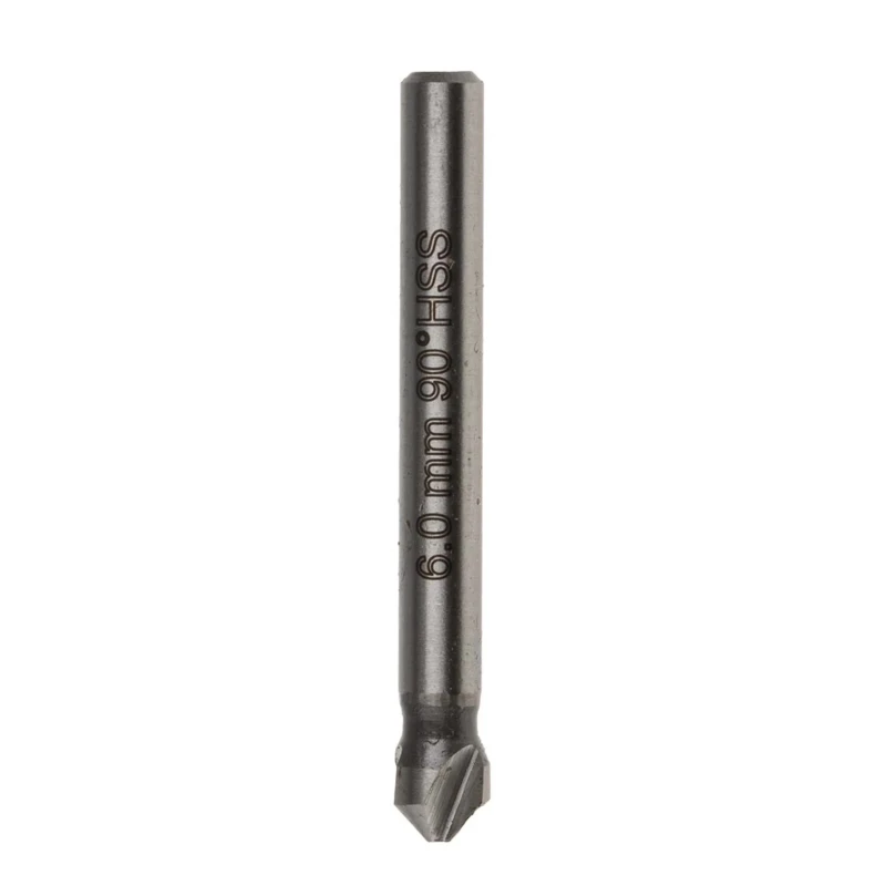 RS PRO High Speed Steel Drill Bit 6 mm Head, 5 Flutes, 90° Countersink, 45 mm Length, 218-551