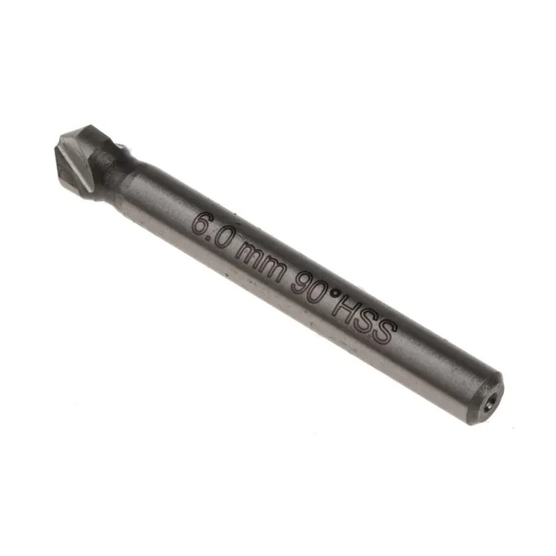 RS PRO High Speed Steel Drill Bit 6 mm Head, 5 Flutes, 90° Countersink, 45 mm Length, 218-551