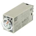 Omron DIN Rail Timer Relay, 4-Contact, 24V AC/DC, 0.1–3 min Adjustable, 4PDT, Plug-In, IP40 H3Y-4 DC24 3M