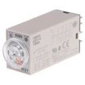 Omron Timer Relay DIN Rail Mount, 4-Contact, 125V DC, 200/230V AC, 0.1–3 min, 1-Function, 4PDT Switch H3Y-4 AC200-230 3M