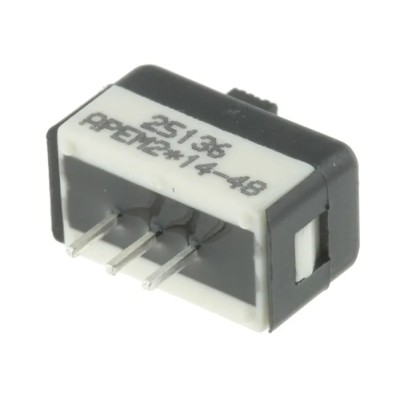 APEM PCB Slide Switch SPDT Latching 4A 30V Fibreglass Reinforced Polyamide 25136NAH