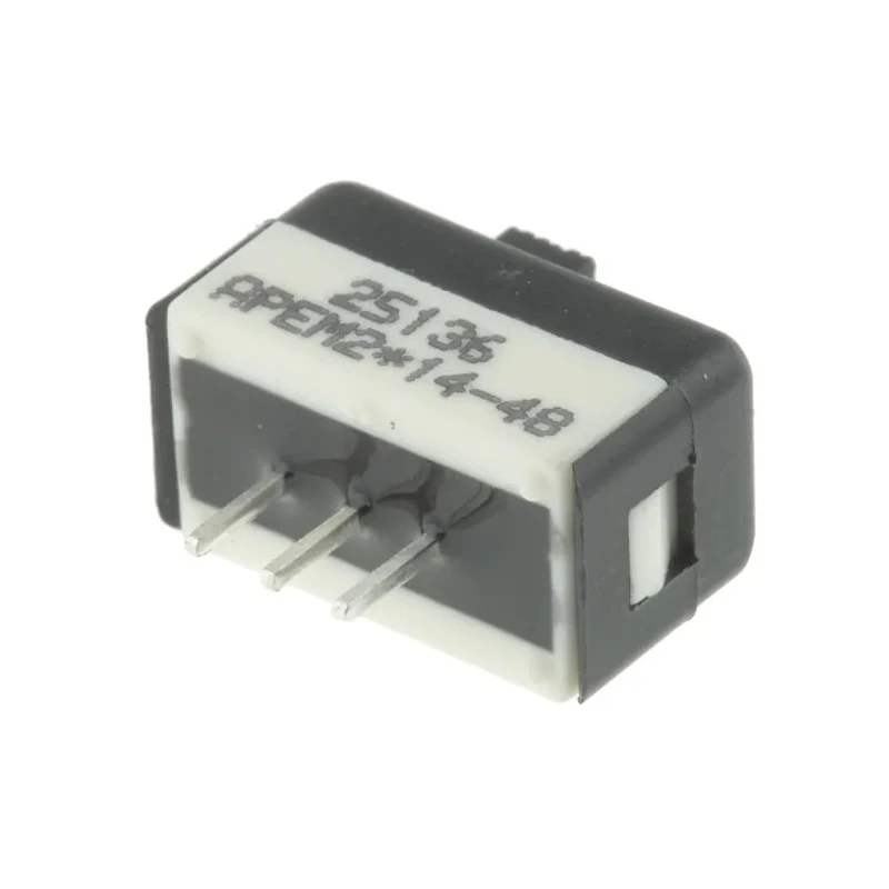 APEM PCB Slide Switch SPDT Latching 4A 30V Fibreglass Reinforced Polyamide 25136NAH