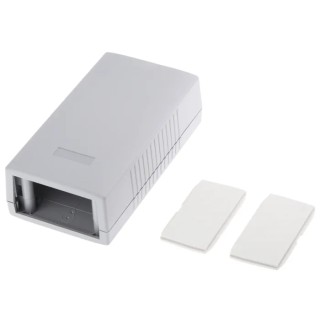 RS PRO G4 Grey ABS Instrument Case, IP54, 45 x 150 x 80 mm, Flame Retardant, 219-330