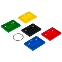 Securikey Plastic Key Tag Pack of 100, Assorted Colours AKKTR100