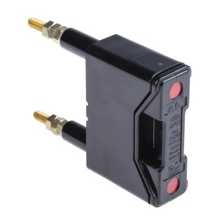 Eaton Rail Mount Fuse Holder 20A, 1P Pole, 690V AC, DIN 35mm, Anti Vibration RS20P/G/BLK